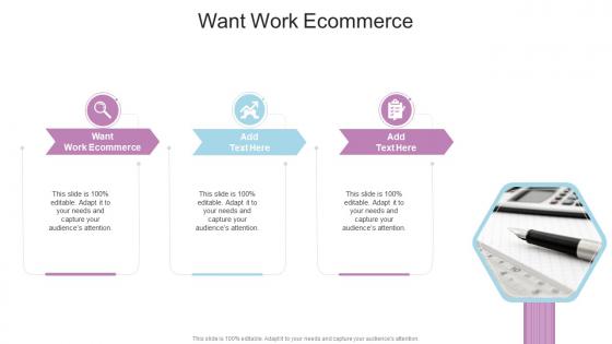 Want Work Ecommerce In Powerpoint And Google Slides Cpb