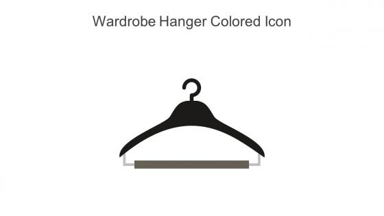 Wardrobe Hanger Colored Icon In Powerpoint Pptx Png And Editable Eps Format