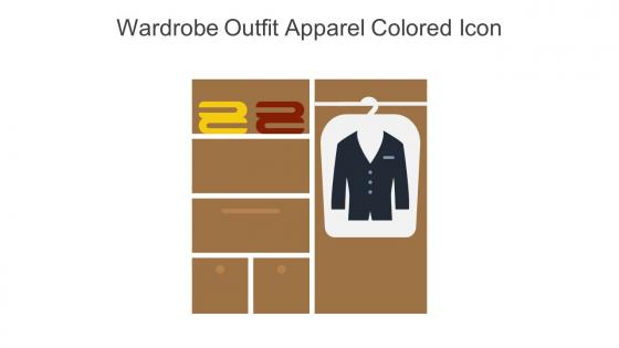 Wardrobe Outfit Apparel Colored Icon In Powerpoint Pptx Png And Editable Eps Format