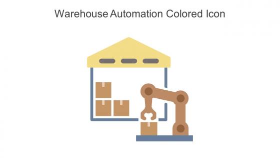 Warehouse Automation Colored Icon In Powerpoint Pptx Png And Editable Eps Format