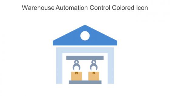 Warehouse Automation Control Colored Icon In Powerpoint Pptx Png And Editable Eps Format