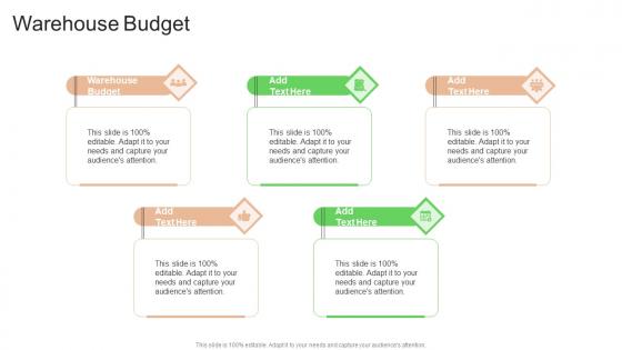 Warehouse Budget In Powerpoint And Google Slides Cpb