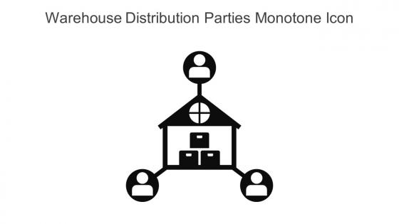 Warehouse Distribution Parties Monotone Icon In Powerpoint Pptx Png And Editable Eps Format
