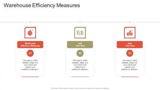 Warehouse Efficiency Measures In Powerpoint And Google Slides Cpb
