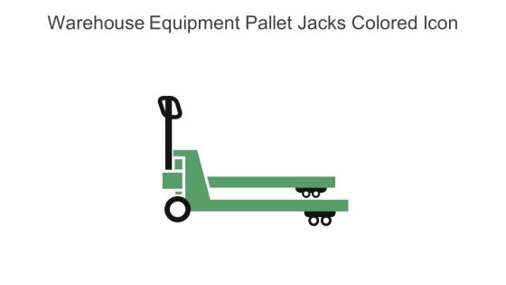 Warehouse Equipment Pallet Jacks Colored Icon In Powerpoint Pptx Png And Editable Eps Format