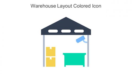 Warehouse Layout Colored Icon In Powerpoint Pptx Png And Editable Eps Format