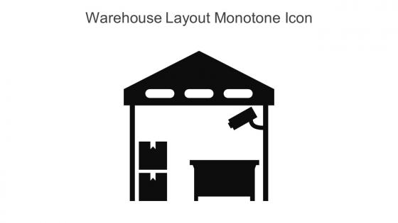 Warehouse Layout Monotone Icon In Powerpoint Pptx Png And Editable Eps Format