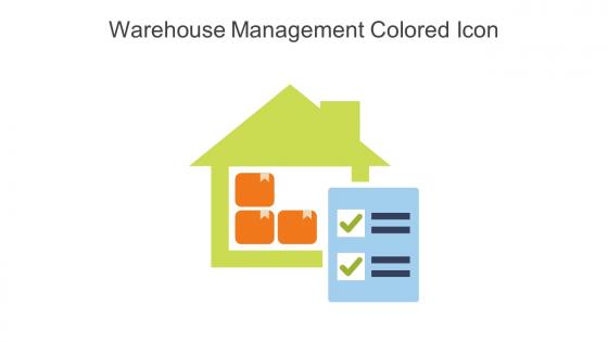 Warehouse Management Colored Icon In Powerpoint Pptx Png And Editable Eps Format