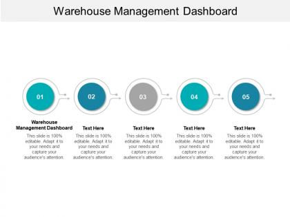 Warehouse management dashboard ppt powerpoint presentation infographic template themes cpb