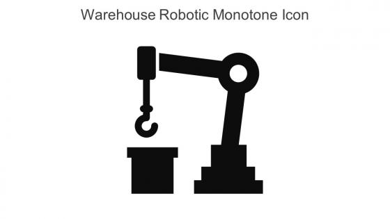 Warehouse Robotic Monotone Icon In Powerpoint Pptx Png And Editable Eps Format