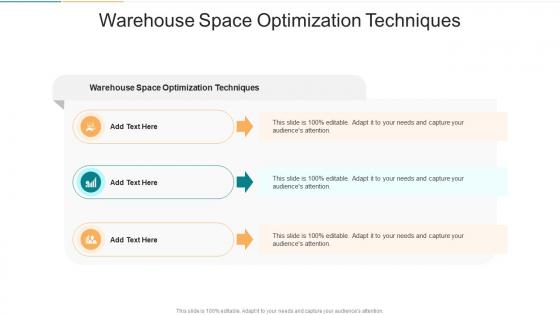 Warehouse Space Optimization Techniques In Powerpoint And Google Slides Cpb