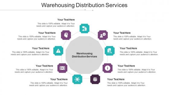 Warehousing Distribution Services Ppt Powerpoint Presentation Model Tips Cpb