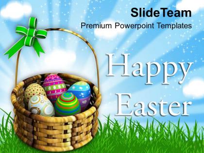 Warm wishes of happy easter powerpoint templates ppt themes and graphics 0313