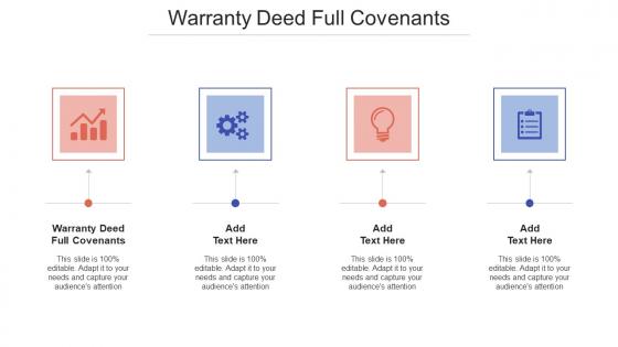 Warranty Deed Full Covenants In Powerpoint And Google Slides