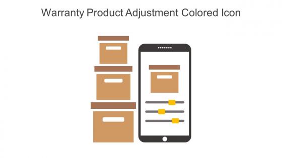 Warranty Product Adjustment Colored Icon In Powerpoint Pptx Png And Editable Eps Format