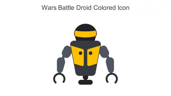 Wars Battle Droid Colored Icon In Powerpoint Pptx Png And Editable Eps Format