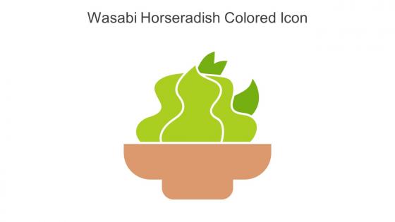 Wasabi Horseradish Colored Icon In Powerpoint Pptx Png And Editable Eps Format