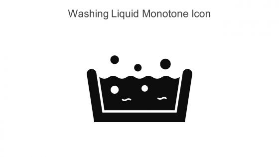 Washing Liquid Monotone Icon In Powerpoint Pptx Png And Editable Eps Format