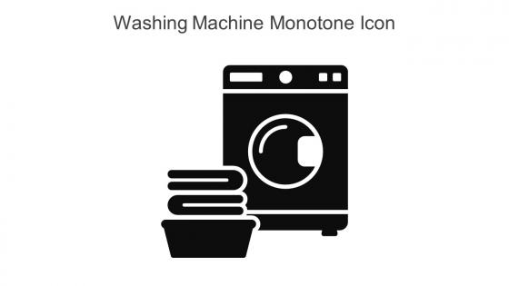 Washing Machine Monotone Icon In Powerpoint Pptx Png And Editable Eps Format