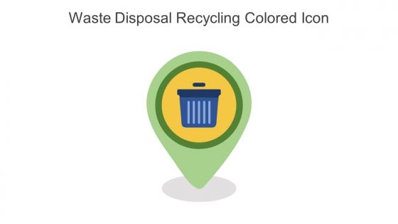 Waste Disposal Recycling Colored Icon In Powerpoint Pptx Png And Editable Eps Format