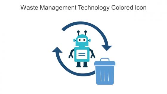Waste Management Technology Colored Icon In Powerpoint Pptx Png And Editable Eps Format