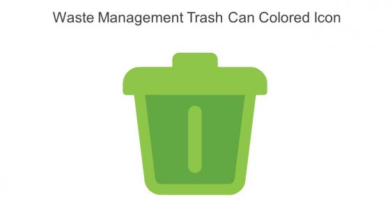 Waste Management Trash Can Colored Icon In Powerpoint Pptx Png And Editable Eps Format
