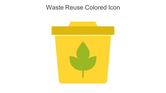 Waste Reuse Colored Icon In Powerpoint Pptx Png And Editable Eps Format