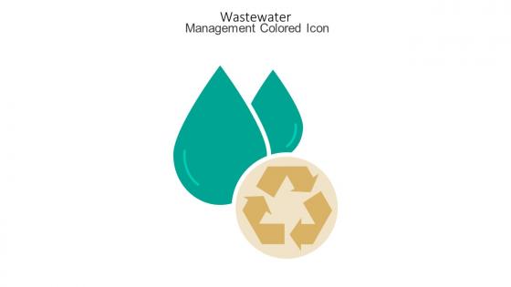 Wastewater Management Colored Icon In Powerpoint Pptx Png And Editable Eps Format