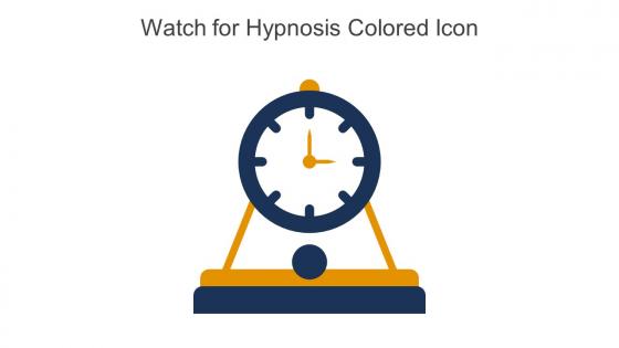 Watch For Hypnosis Colored Icon In Powerpoint Pptx Png And Editable Eps Format