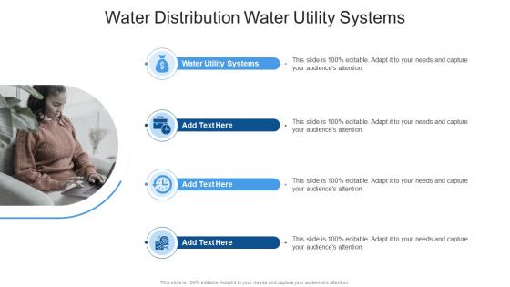Water Distribution Water Utility Systems In Powerpoint And Google Slides Cpb