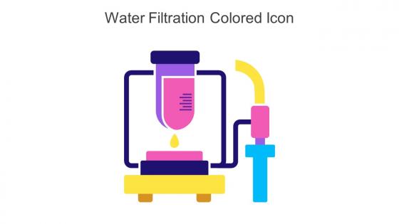 Water Filtration Colored Icons In Powerpoint Pptx Png And Editable Eps Format