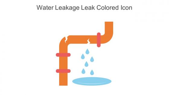 Water Leakage Leak Colored Icon In Powerpoint Pptx Png And Editable Eps Format