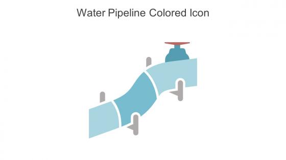 Water Pipeline Colored Icon In Powerpoint Pptx Png And Editable Eps Format