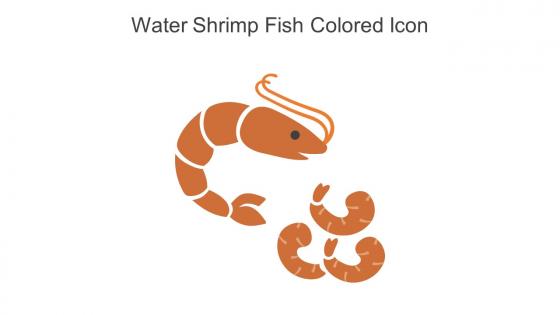 Water Shrimp Fish Colored Icon In Powerpoint Pptx Png And Editable Eps Format