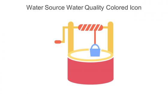 Water Source Water Quality Colored Icon In Powerpoint Pptx Png And Editable Eps Format