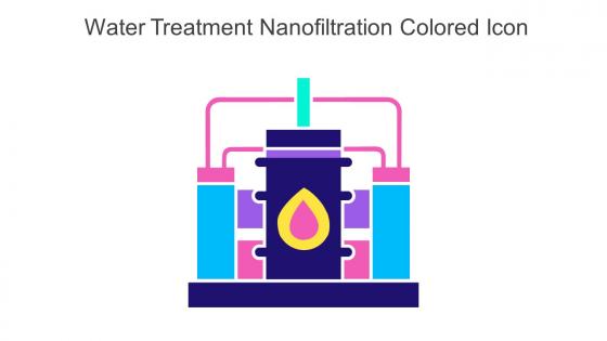 Water Treatment Nanofiltration Colored Icon In Powerpoint Pptx Png And Editable Eps Format