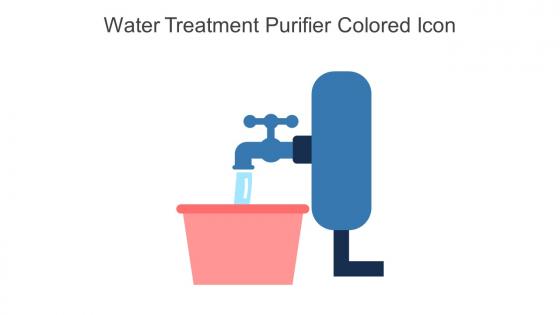 Water Treatment Purifier Colored Icon In Powerpoint Pptx Png And Editable Eps Format
