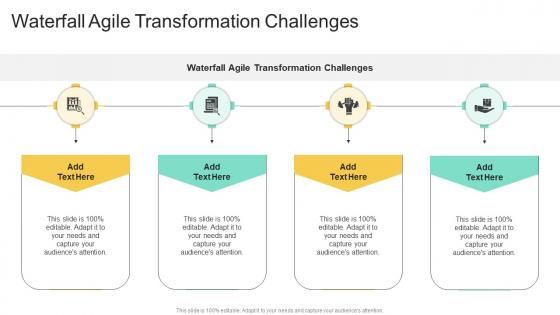 Waterfall Agile Transformation Challenges In Powerpoint And Google Slides Cpb