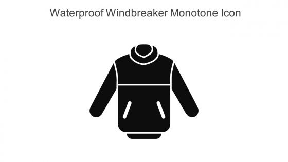 Waterproof Windbreaker Monotone Icon In Powerpoint Pptx Png And Editable Eps Format