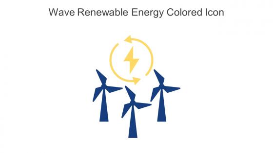 Wave Renewable Energy Colored Icon In Powerpoint Pptx Png And Editable Eps Format