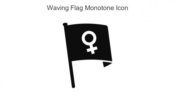 Waving Flag Monotone Icon In Powerpoint Pptx Png And Editable Eps Format