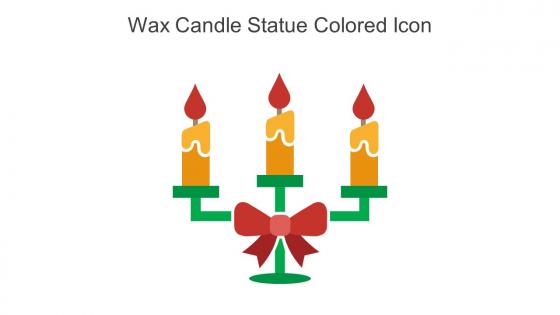 Wax Candle Statue Colored Icon In Powerpoint Pptx Png And Editable Eps Format