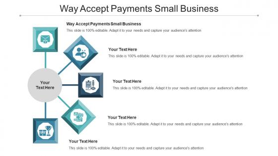 Way Accept Payments Small Business Ppt Powerpoint Presentation Ideas Elements Cpb