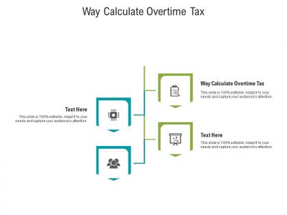 Way calculate overtime tax ppt powerpoint presentation model backgrounds cpb