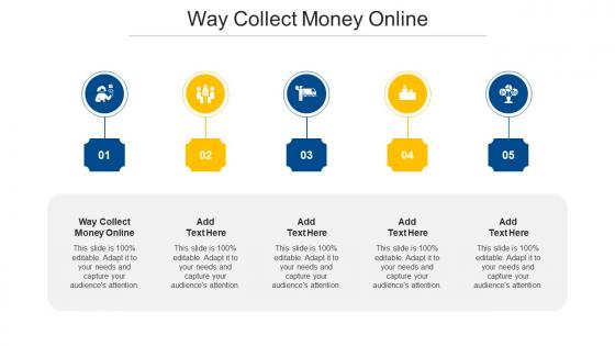 Way Collect Money Online Ppt Powerpoint Presentation Outline Format Ideas Cpb