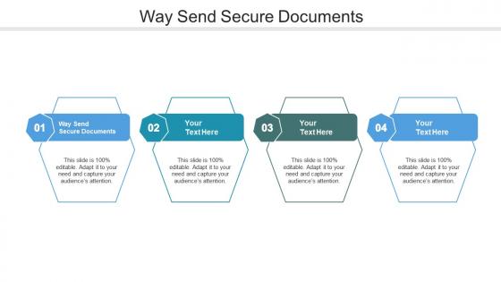 Way send secure documents ppt powerpoint presentation outline files cpb
