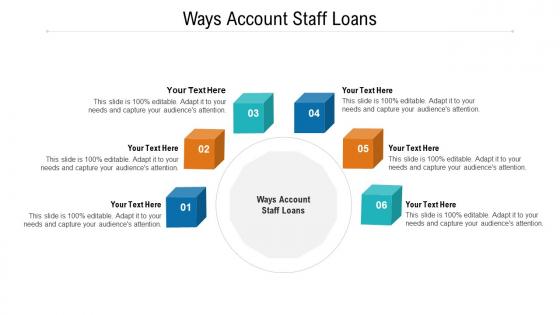 Ways account staff loans ppt powerpoint presentation infographics design templates cpb