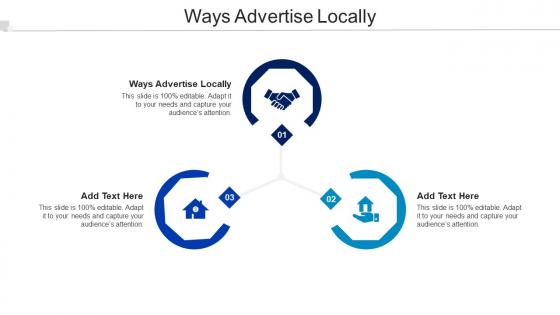 Ways Advertise Locally Ppt Powerpoint Presentation Infographics Model Cpb