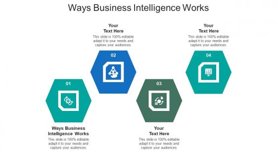 Ways business intelligence works ppt powerpoint presentation infographic template elements cpb