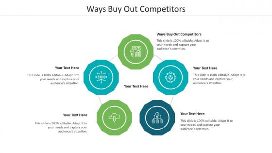 Ways buy out competitors ppt powerpoint presentation layouts slideshow cpb